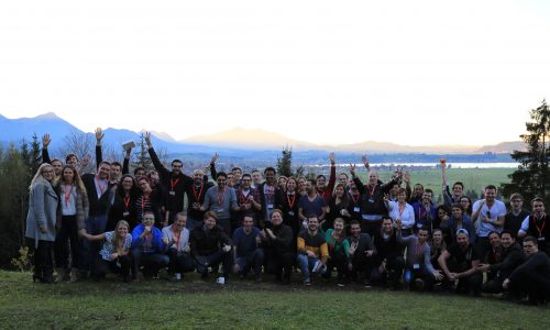 The whole team of "Die Alm"