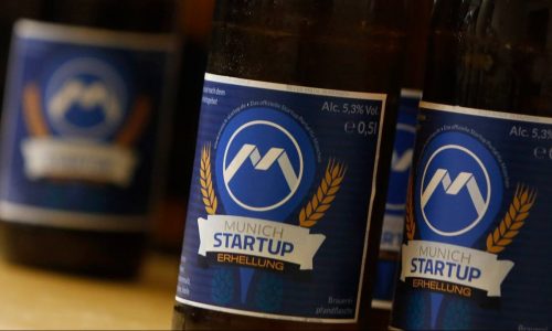 Munich Startup Founders' Stammtisch symbolic image with beer bottles