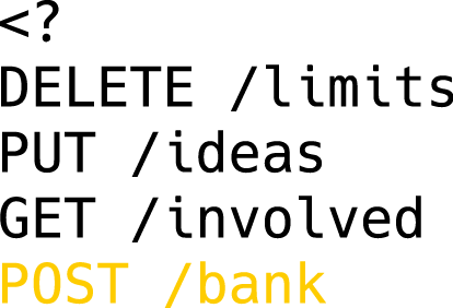 POST /bank/meetup/munich­