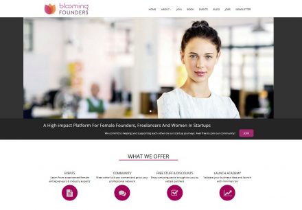 Blooming Founders Homepage