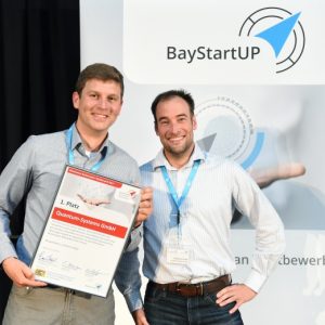 Armin Busse and Ferdinand Veith (Quantum Systems) Munich Business Plan Competition 2017
