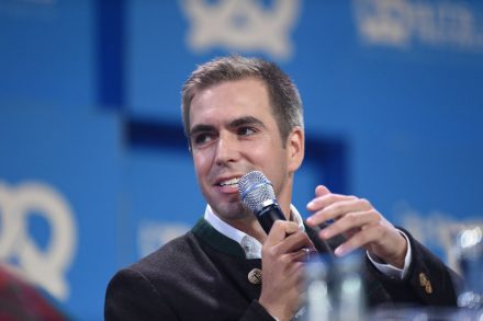 Philipp Lahm auf der Bits and Pretzels