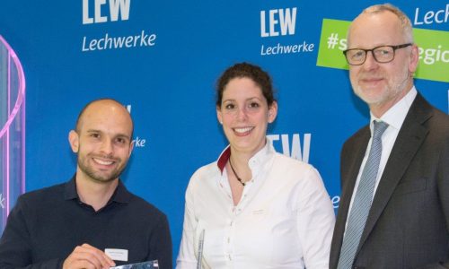 ParkHere receives the LEW Innovation Award from Lechwerke