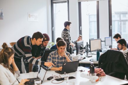 Das Motius-Team bei der Arbeit