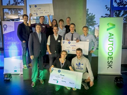 Die Gewinner des ClimateLaunchpad 2017.