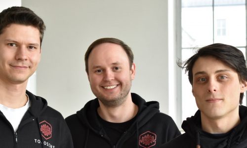 Toposens founders Tobias Bahnemann, Alexander Rudoy and Rinaldo Persichini (from left, photo: Toposens)