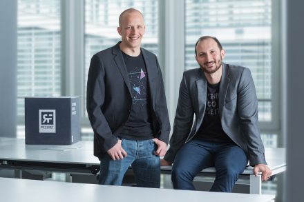 CEO & founder Wolfgang Stelzle with COO Kerim Ispir (from left, photo: Re'flekt)