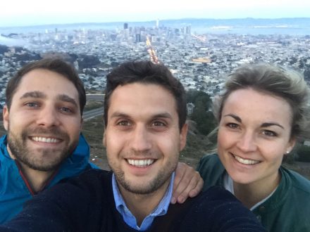 Die drei Climedo-Gründer in San Francisco.