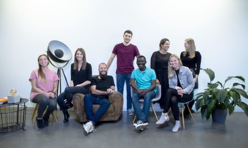The Wayra Germany team with Christian Lindener