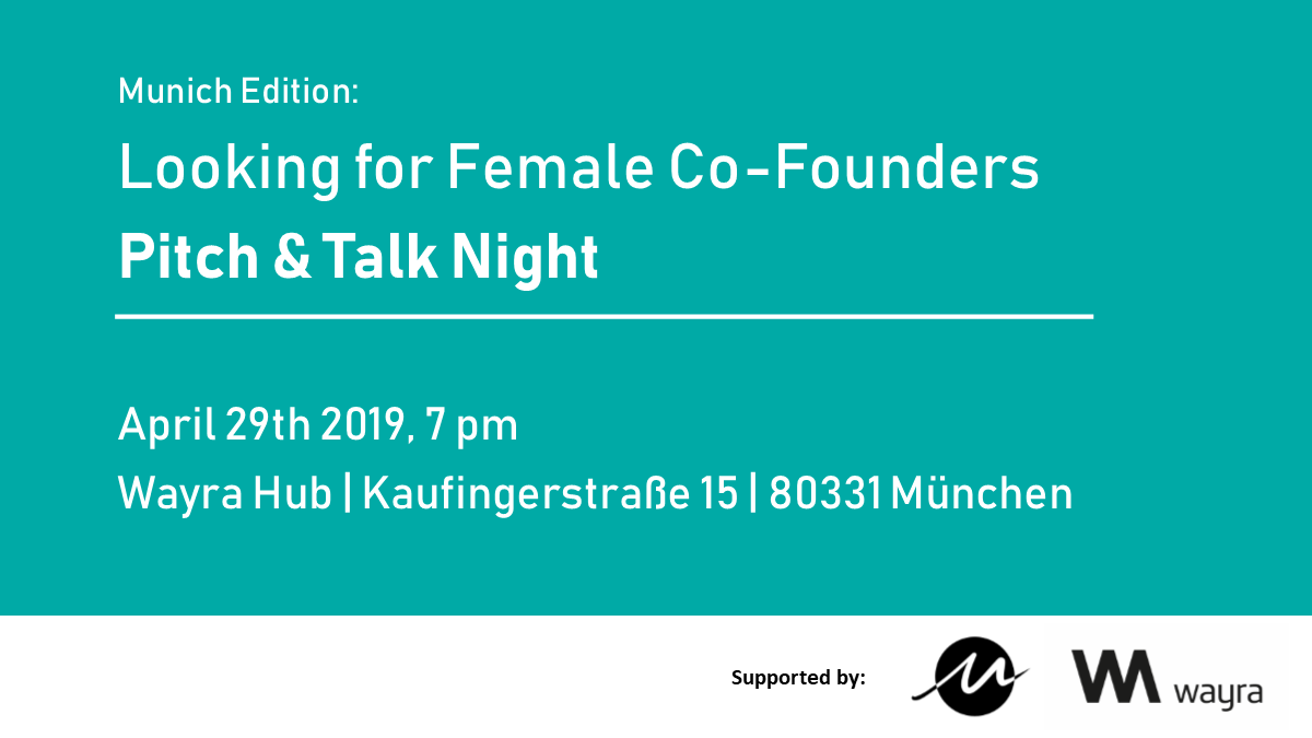 Looking for Female Co-Founders