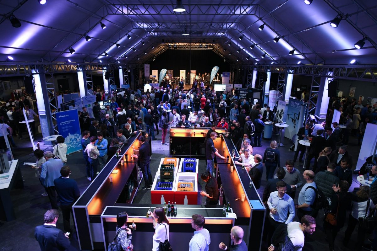 Full house at the Baystartup Demo Night in the Tonhalle in Munich