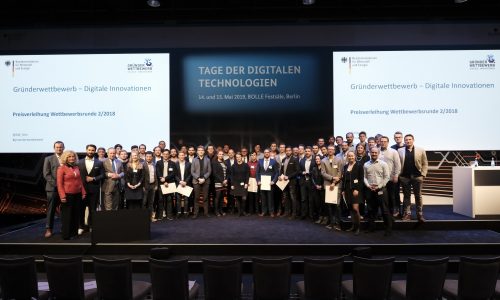The winners of the BMWI's Digital Innovations Start-up Competition Round 2