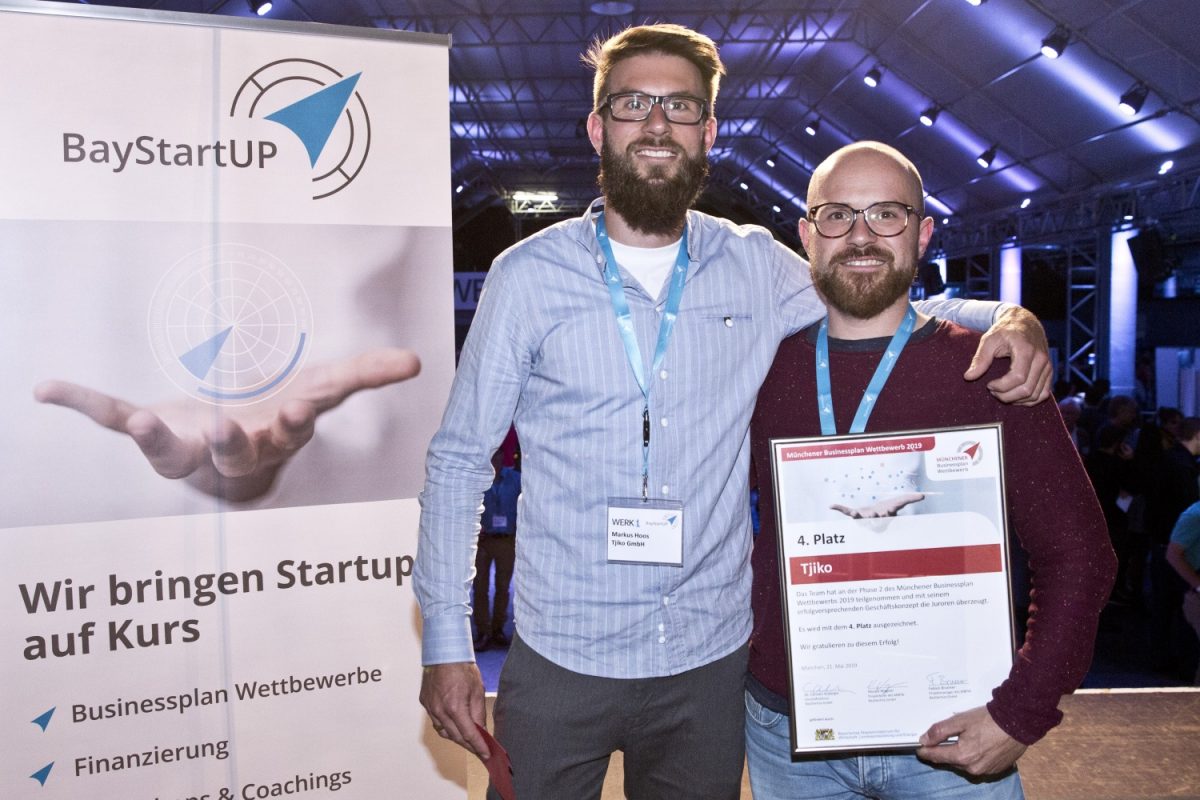 Tjiko took fourth place in the second phase of the Munich Business Plan Competition.