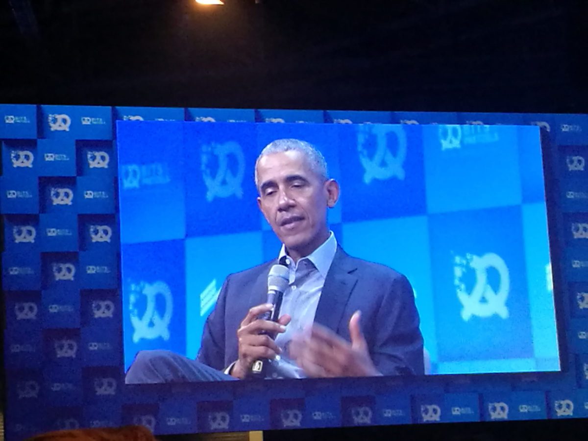 Barack Obama auf der Bits and Pretzels