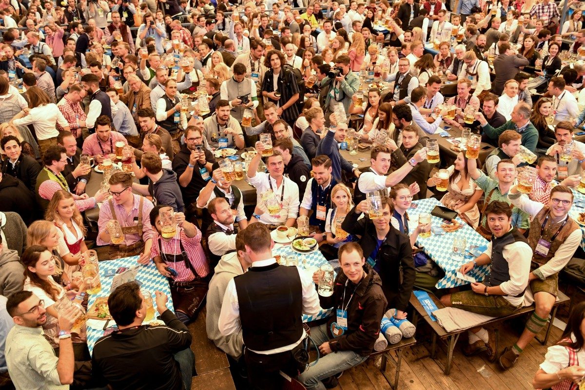 Tag drei der Bits & Pretzels auf der Wiesn im Schottenhamel-Festzelt