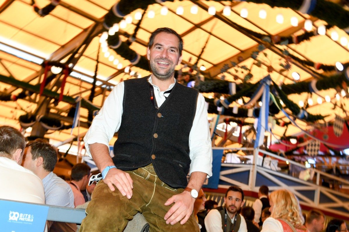 Die Stimmung auf dem Liquid-Networking-Tag auf der Wiesn ist gut.