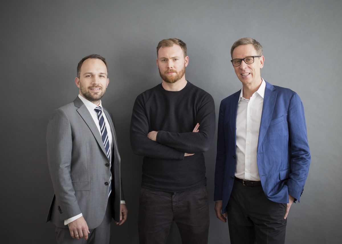 The founders of Ottonova Frank Birzle, Sebastian Scheerer and Roman Rittweger (from left)