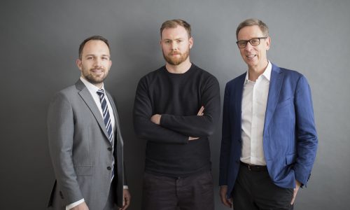 The founders of Ottonova Frank Birzle, Sebastian Scheerer and Roman Rittweger (from left)