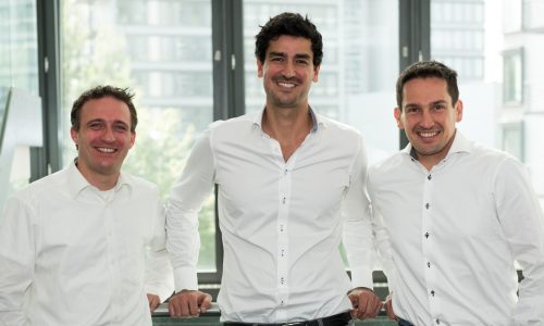 The founders of the Global Savings Group: Andreas Fruth, Gerhard Trautmann and Adrian Renner (from left), Cashback