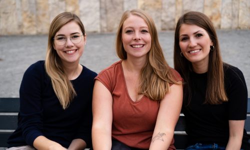 Jesango founders Alina Friedrichs, Catja Günther and Sophia Wittrock (from left)