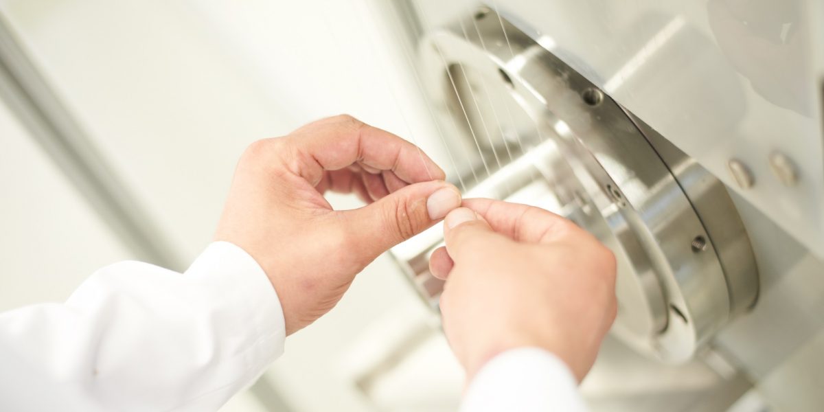 Silk fiber production at AMSilk.