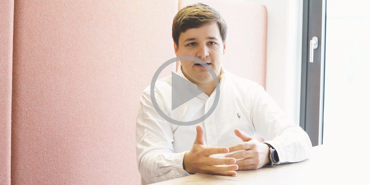 Inveox co-founder Dominik Sievert in a video interview