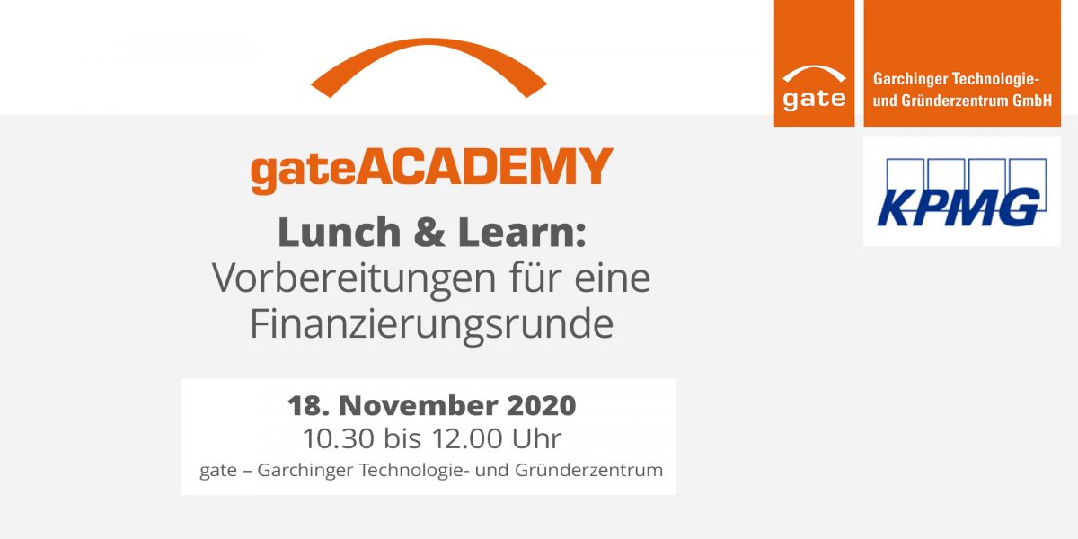 Lunch & Learn: Finanzierungsrunde vorbereiten