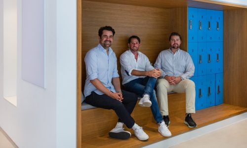 The three managing directors of the Keller Group: Moritz Keller, Marcus Trute and Jakob Keller (from left)