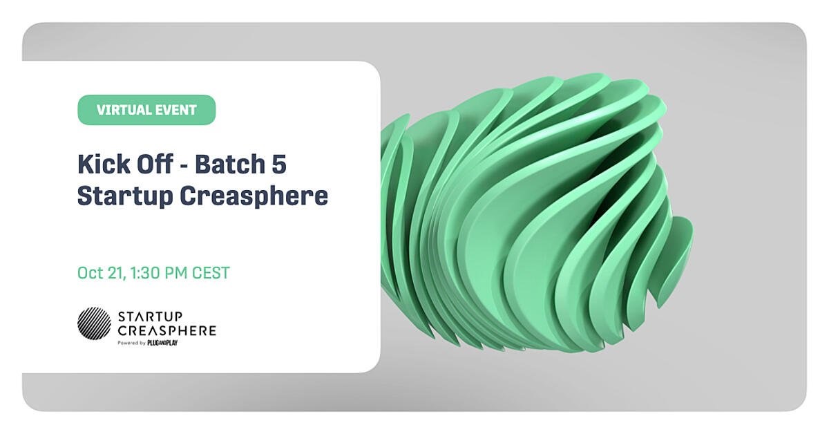 Startup Creasphere - Kick Off Batch 5