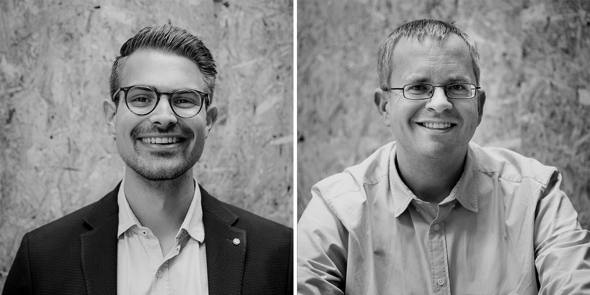 Johannes Stoffel and Marcus Lankenau (from left), founders of 2trde