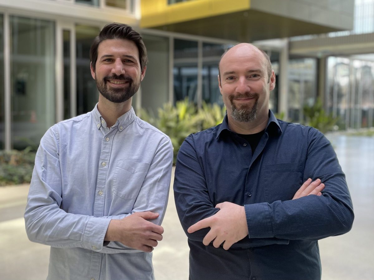 Die beiden Logabit Pipeforce Geschäftsführer Simon Ochs und Stephan Niedermeier (v.l.)