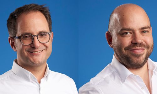 Die beiden Finanzchef24-Geschäftsführer Benjamin Papo und Tobias Wenhart (v.l.)