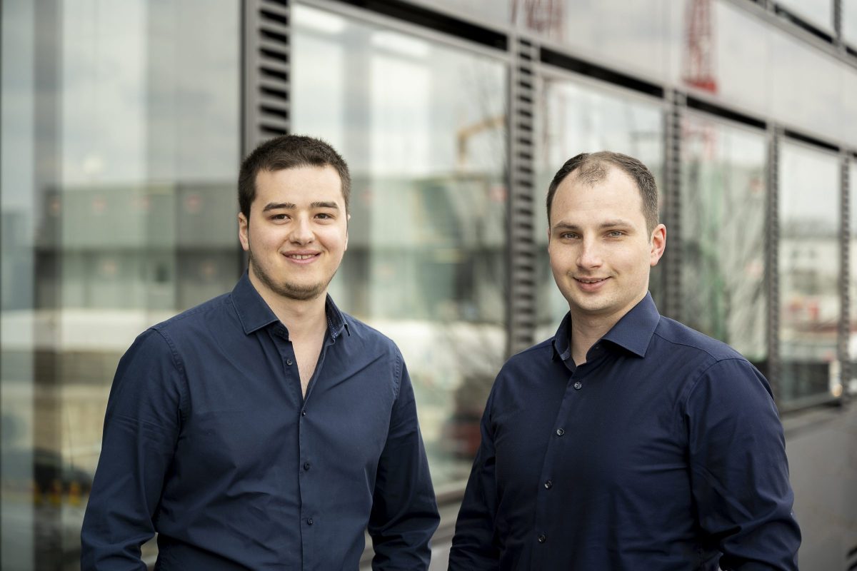 Die Edjufy-Gründer Laurenz Glück und Marcel Walberer (v.l.)