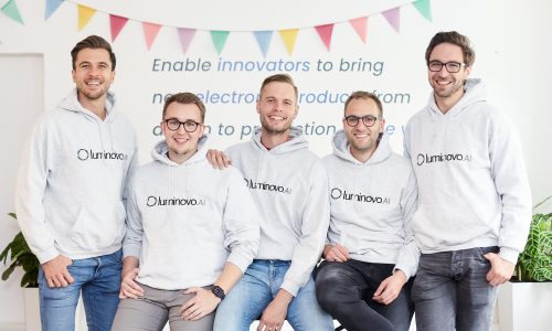 The founders of Luminovo and Electronic Fellows.