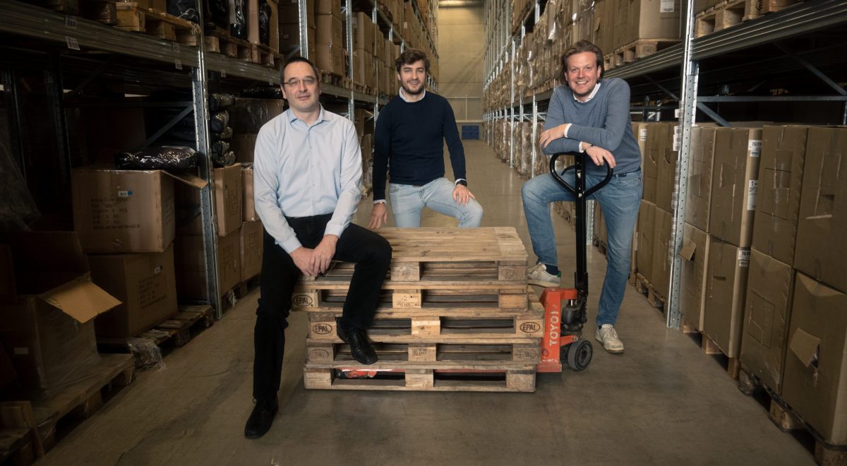 Charry founders Rene Seiler, Maximilian von Forstner and Benjamin Keller (from left)