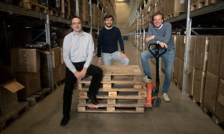 Charry founders Rene Seiler, Maximilian von Forstner and Benjamin Keller (from left)
