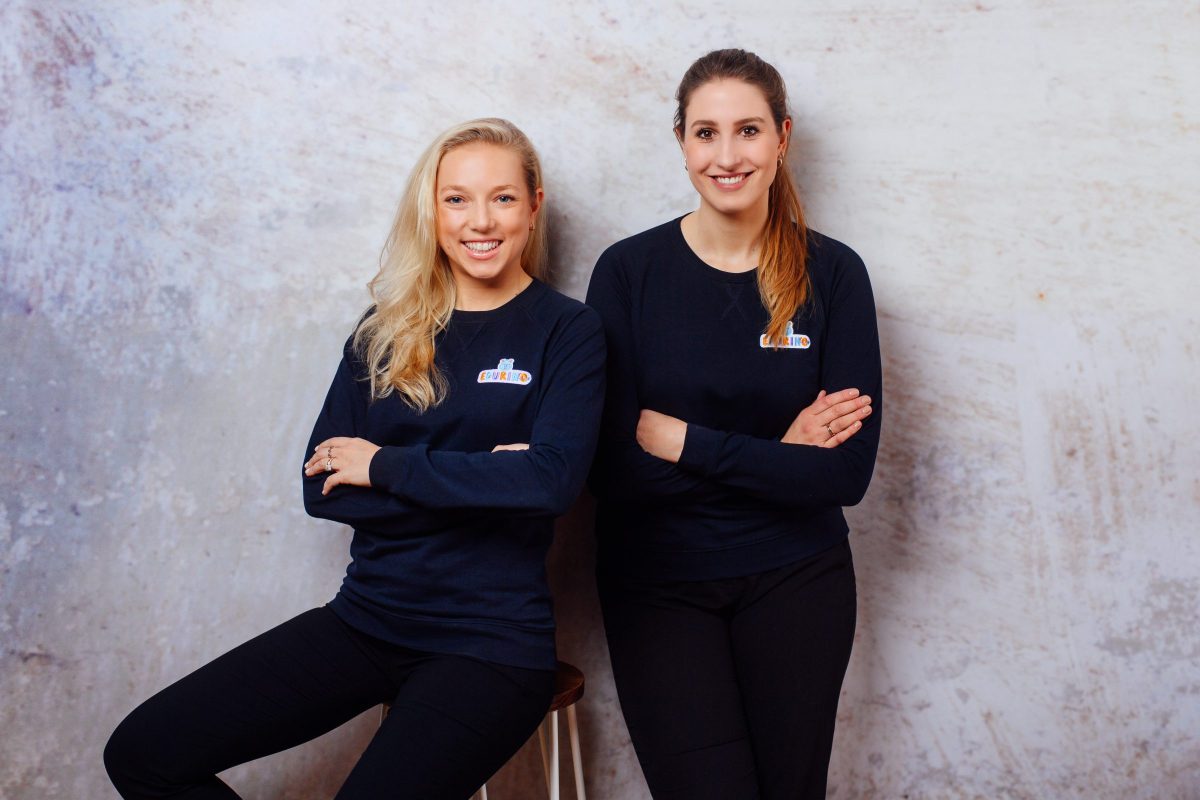 The Edurino founders Franziska Meyer and Irene Klemm (from left)