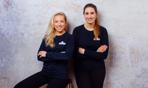The Edurino founders Franziska Meyer and Irene Klemm (from left)