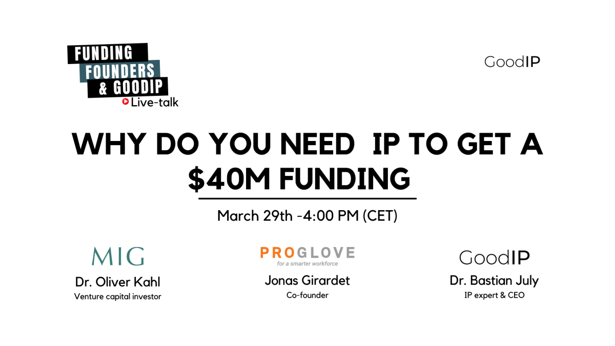 Why do you need IP to get a $40M funding