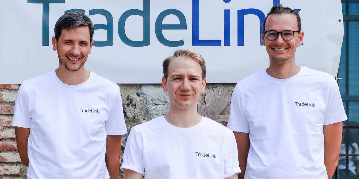 Tradelink founders Michael Bücker, Frederic Krahforst and Tobias Nendel (from left)