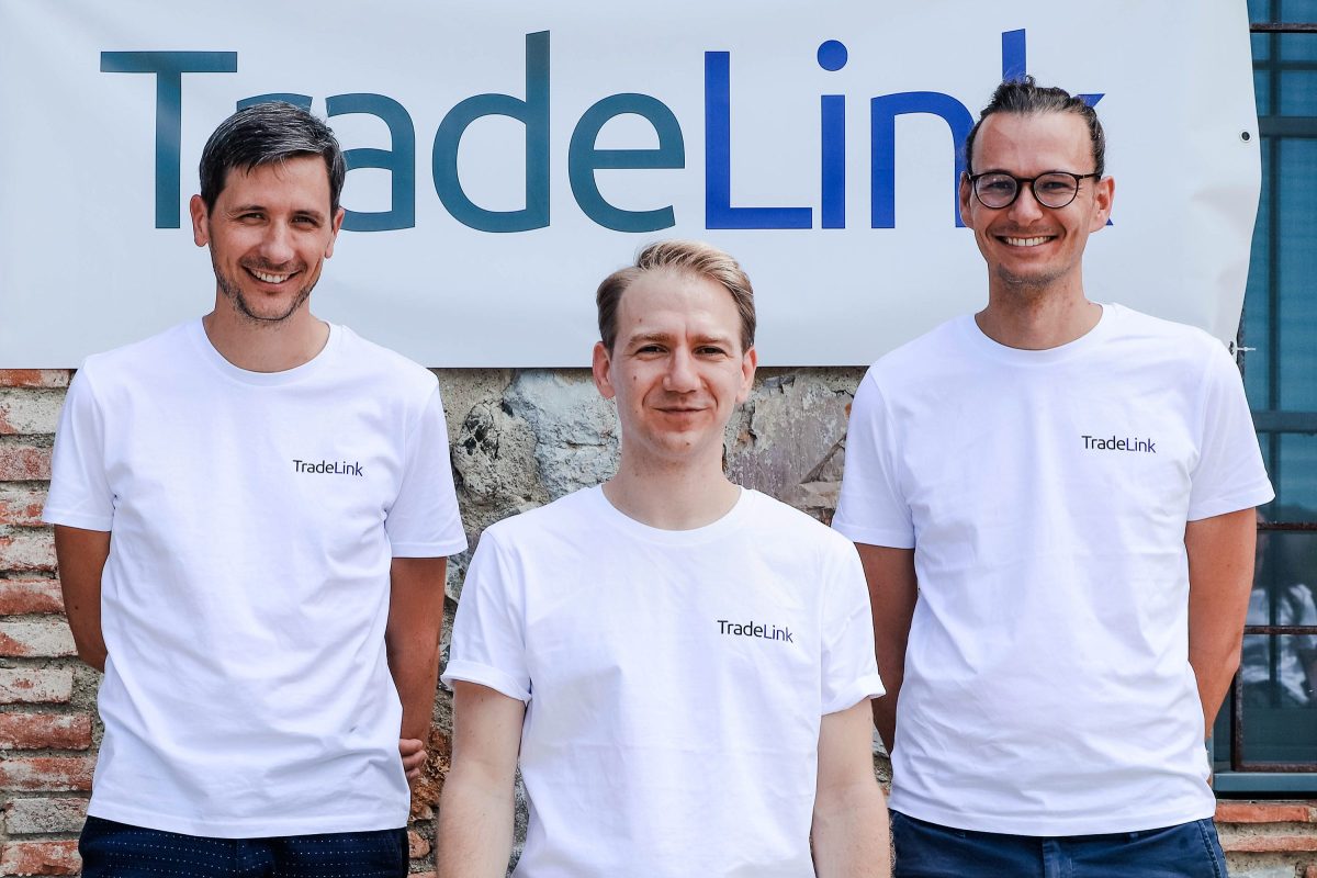 Tradelink founders Michael Bücker, Frederic Krahforst and Tobias Nendel (from left)