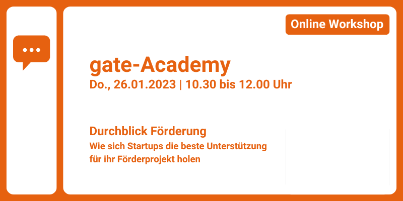 gate-Academy: Durchblick Förderung