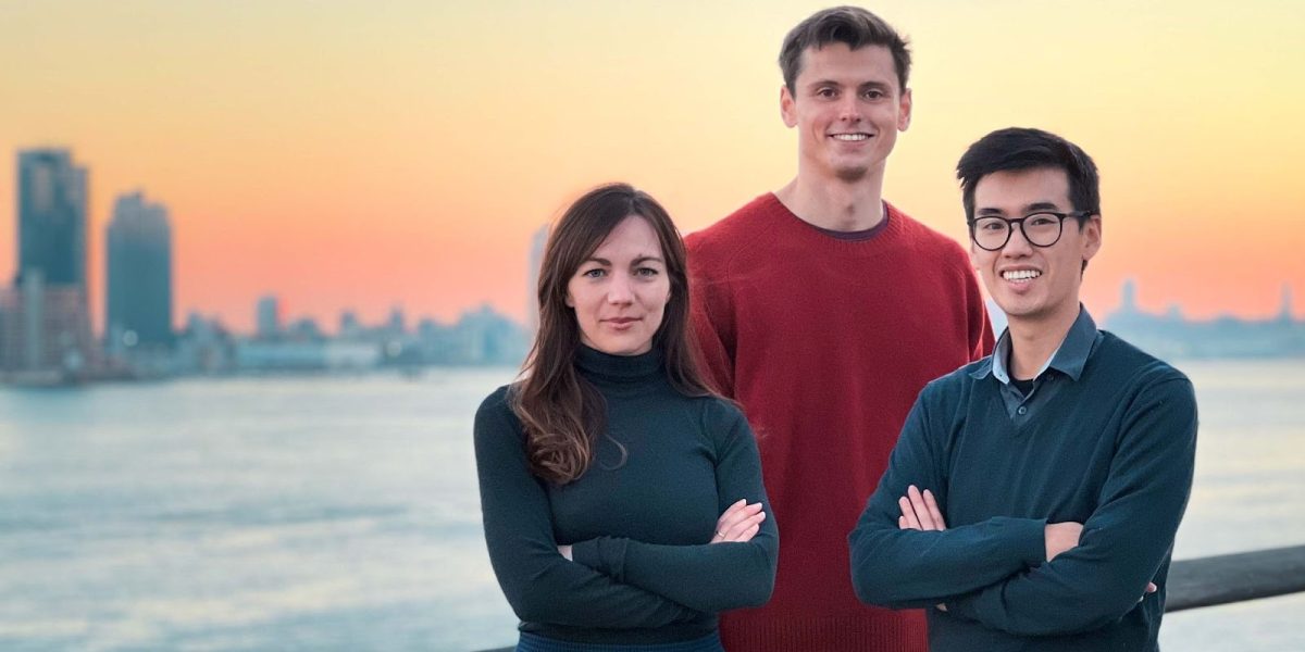 Anne Greul (CEO), Sebastian Wagner (CTO) and Patrick Tu (CPO) of Moonblock (from left)