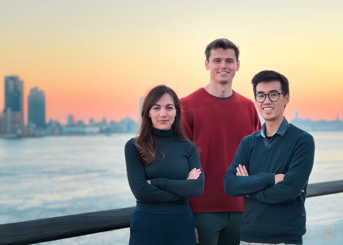 Anne Greul (CEO), Sebastian Wagner (CTO) and Patrick Tu (CPO) of Moonblock (from left)