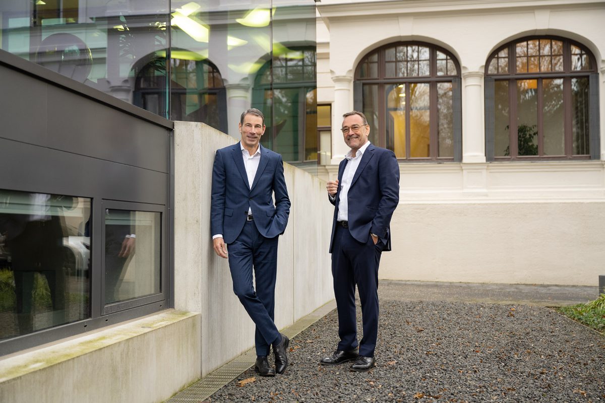 Peter Pauli and Peter Herreiner (from left), Managing Directors of BayBG