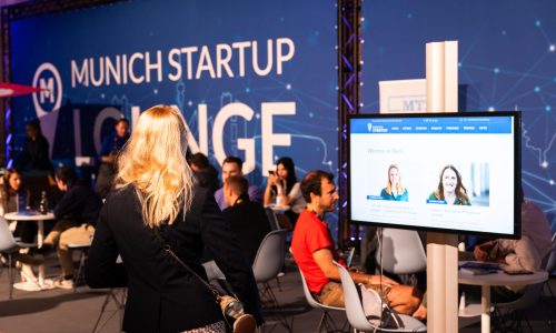The Munich Startup Lounge at Bits & Pretzels 2023