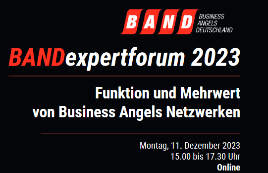 BANDexpertforum 'Function and added value of business angel networks'