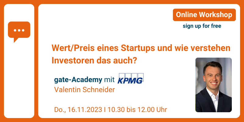 gate-Academy: Value/price of a startup and how do investors understand it?