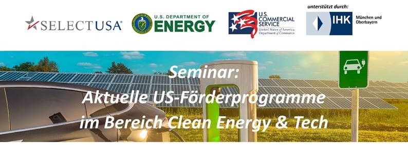 US funding programs in the field of clean energy and technology