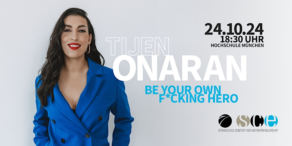 Experience entrepreneurs live: Tijen Onaran - Be your own f*cking hero